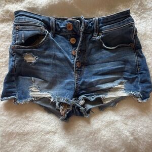 American Eagle Outfitters Distressed Denim Shorts